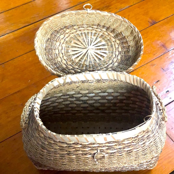 Vintage Woven Basket Bag - Picture 6 of 7